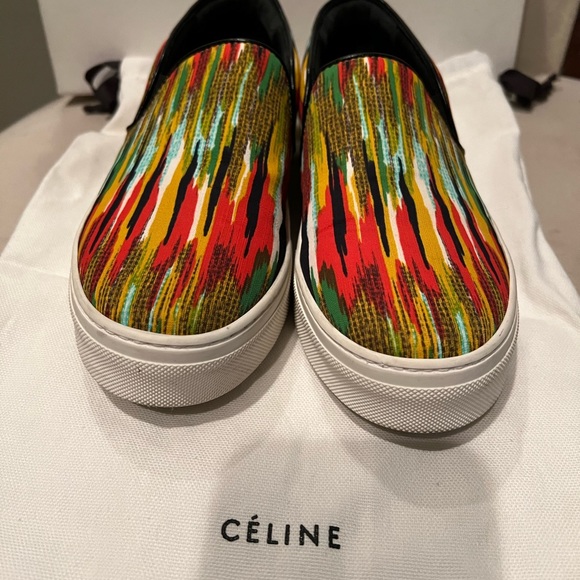 CELINE Paris Canvas Skate Slip On Sneakers - Picture 3 of 10
